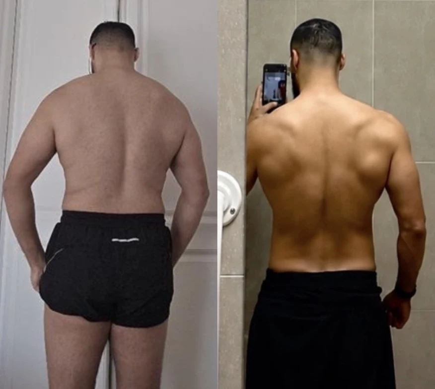 Bhav Sedani transformation: before and after coaching with Physique Labz