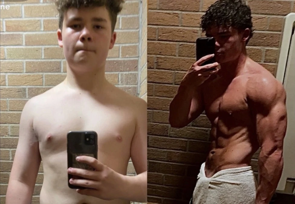 Zac Duncan, coach transformation: before and after