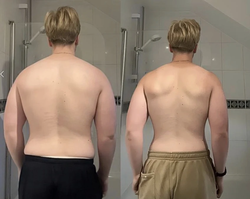 Brent Richardson transformation: before and after coaching with Physique Labz